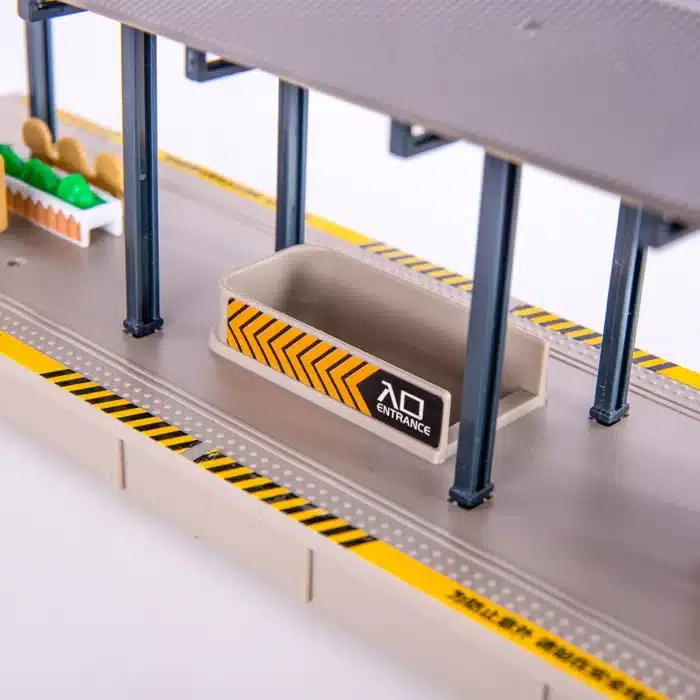 Quai de gare diorama HO 5