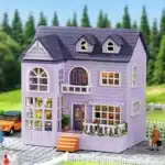 Maquette maison violette 48