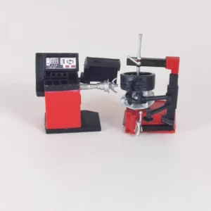 equipement garage pneus 1-24 (Miniature Machine de Montage & Équilibrage de Pneus – Garage 1/24) 1