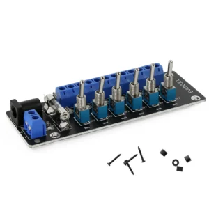 Panneau de commande électrique 6 canaux – 3V à 24V DC pour maquettes 1