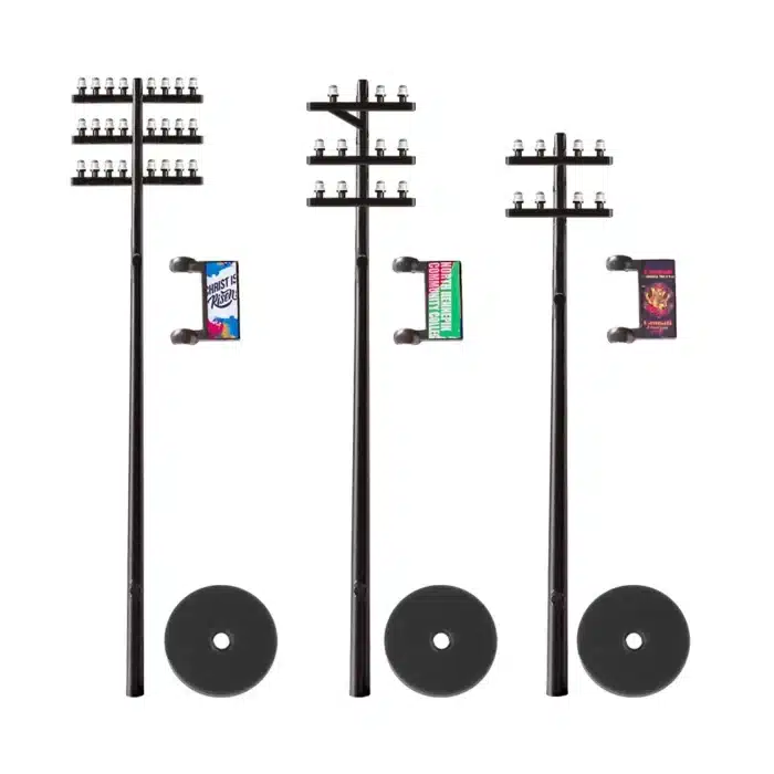 poteaux telephoniques miniature 1/100 7