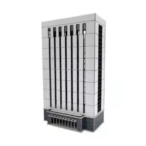 immeuble bureau maquette blanc N 1