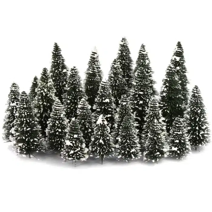 Lot de 40 sapins de noel miniatures 4