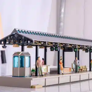 Quai de gare diorama HO 1