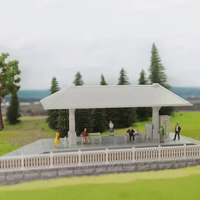 quai gare diorama 1 87 non peint 1