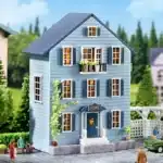 Maquette maison bleue 52