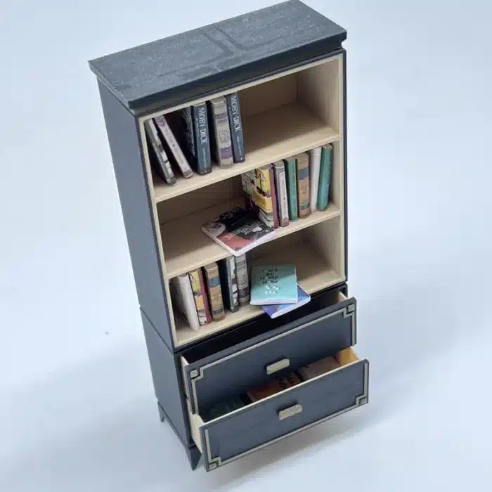 Bibliothèque Miniature 1/12 2
