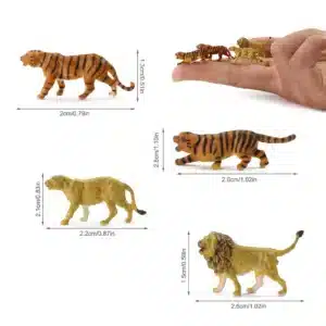 Figurines 1/87 tigres lions 40
