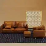 Ensemble canapé cuir 1/12 1