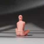 Figurines miniatures – famille assise au parc 1