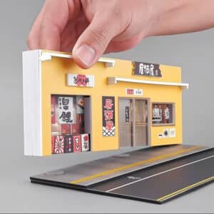 Maquette de restaurant japonais traditionnel 1/64