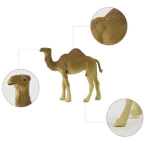 Figurines dromadaires miniatures 1/87 (lot de 2)