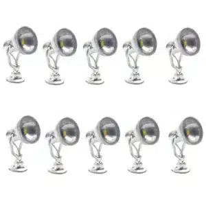 Projecteurs gris miniatures pour maquette 9