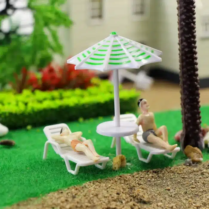 Transat miniature blanc 5