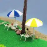 Transat miniature blanc 3