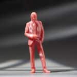 Figurine miniature scène de film