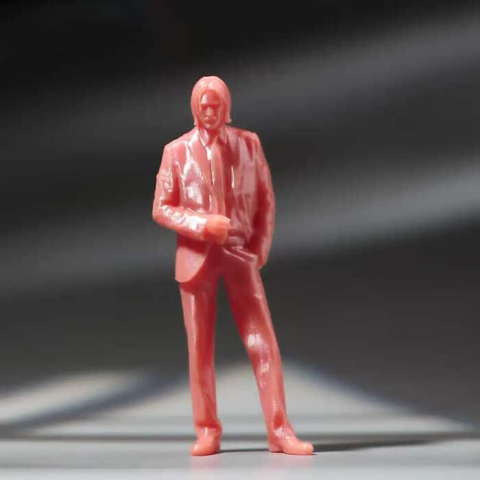 Figurine miniature scène de film