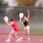 Figurines joueurs de tennis 1