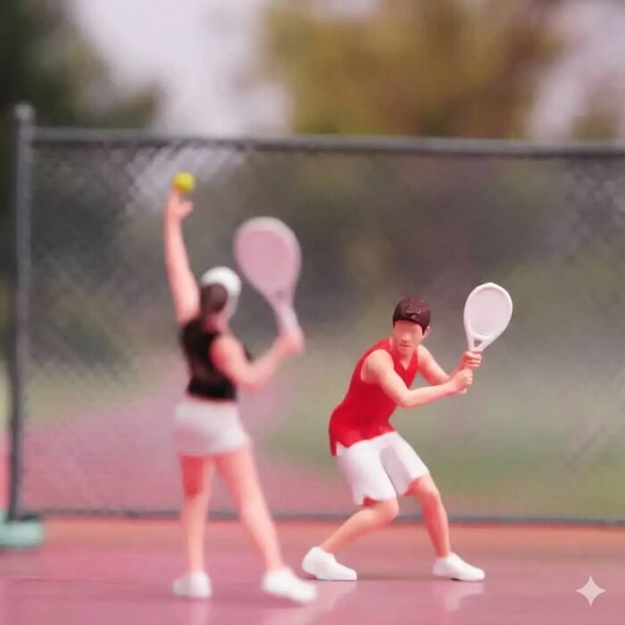 Figurines joueurs de tennis 3