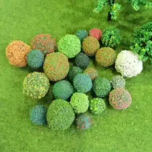 Lot de 10 arbustes miniatures 4