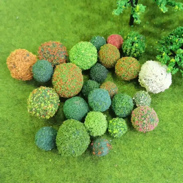 Lot de 10 arbustes miniatures 4