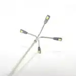 lampadaire quadruple tête miniature 14 cm 11