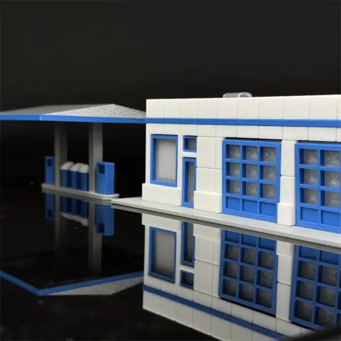 Maquette de station-service HO 3