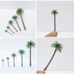 Cocotiers miniatures maquette 13 cm 2