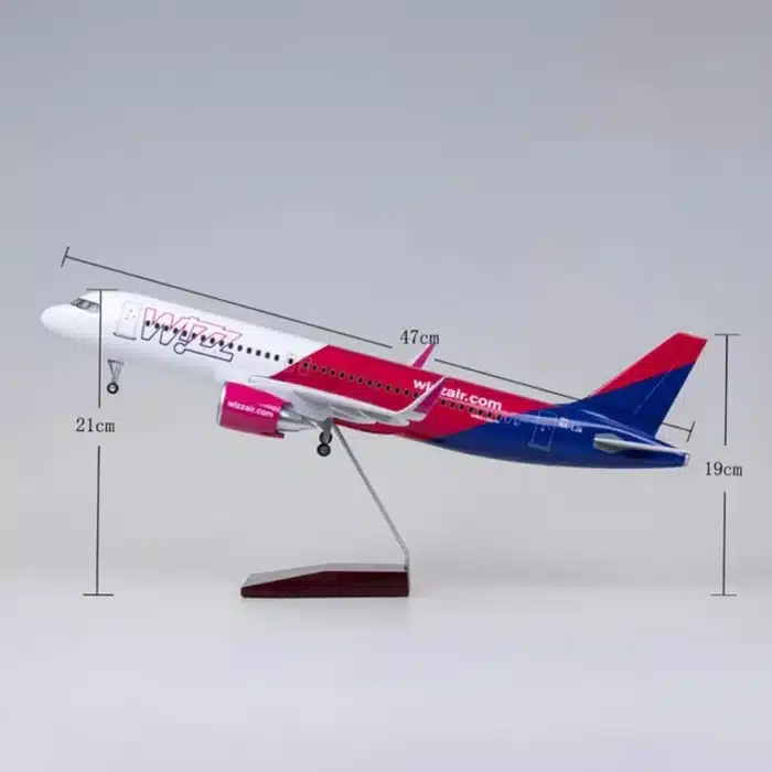 Maquette avion WIZZ 1/80 4