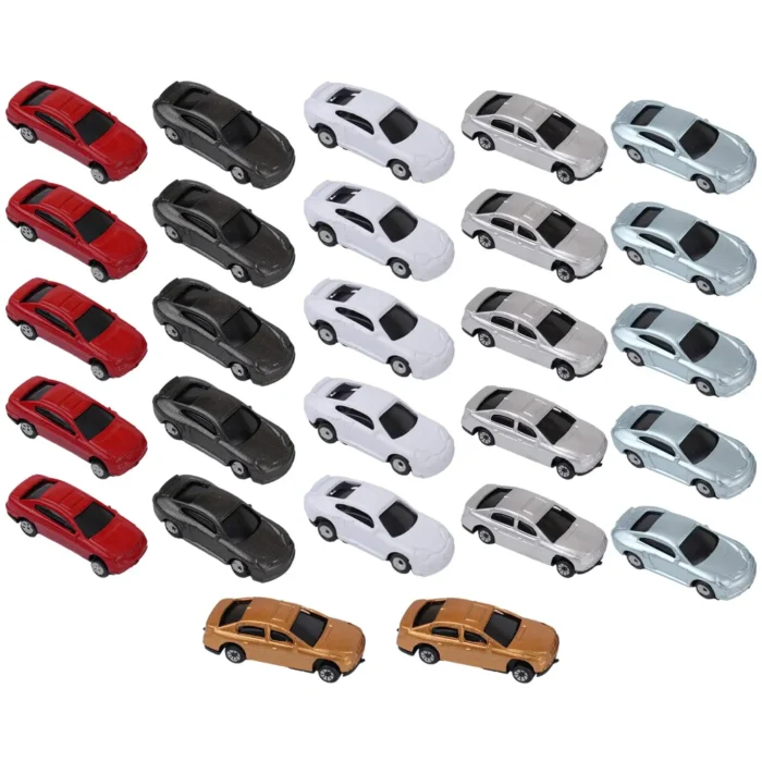 Lot de 50 voitures modernes 1/160 17