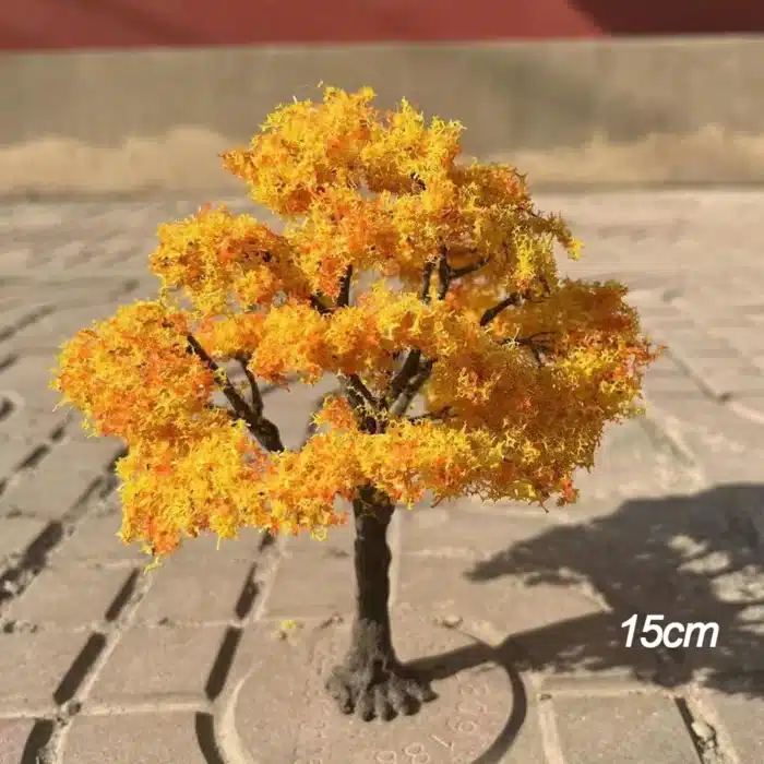 Arbres miniatures jaunes 8