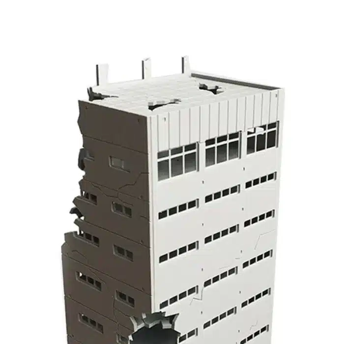 Maquette building en ruine N 6