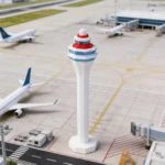 tour de contrôle d’aéroport miniature 3