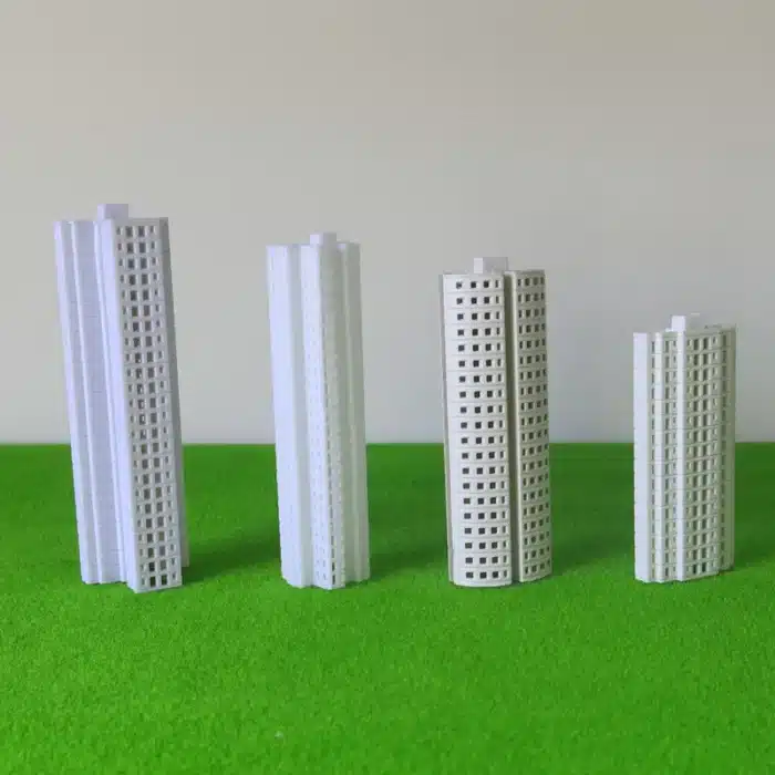 Maquette de gratte-ciel 1/800 1