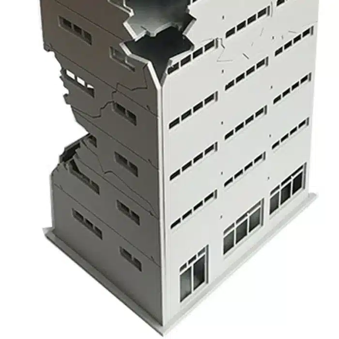 Maquette building en ruine N 4