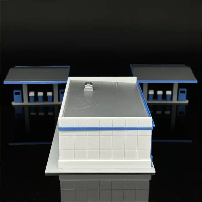 Maquette de station-service HO 4