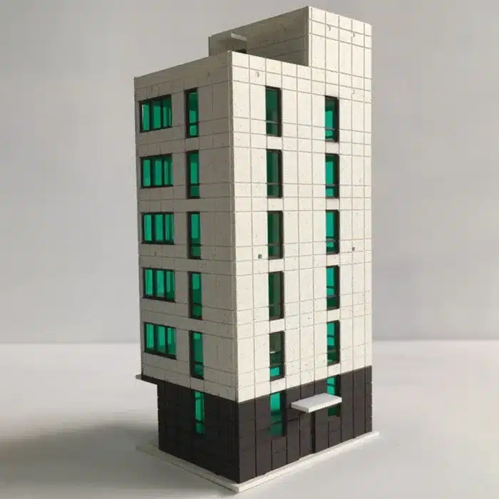 Immeuble moderne pour diorama 1/150 4