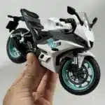 Maquette moto Yamaha bleu 1/12 2