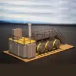 Equipement industriel miniature avec cuves 1/87 3