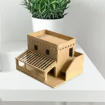 Maquette de bâtiment réaliste terre cuite 1/72 3