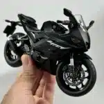 Maquette moto Yamaha bleu 1/12 3
