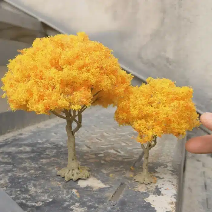Arbres miniatures jaunes 21
