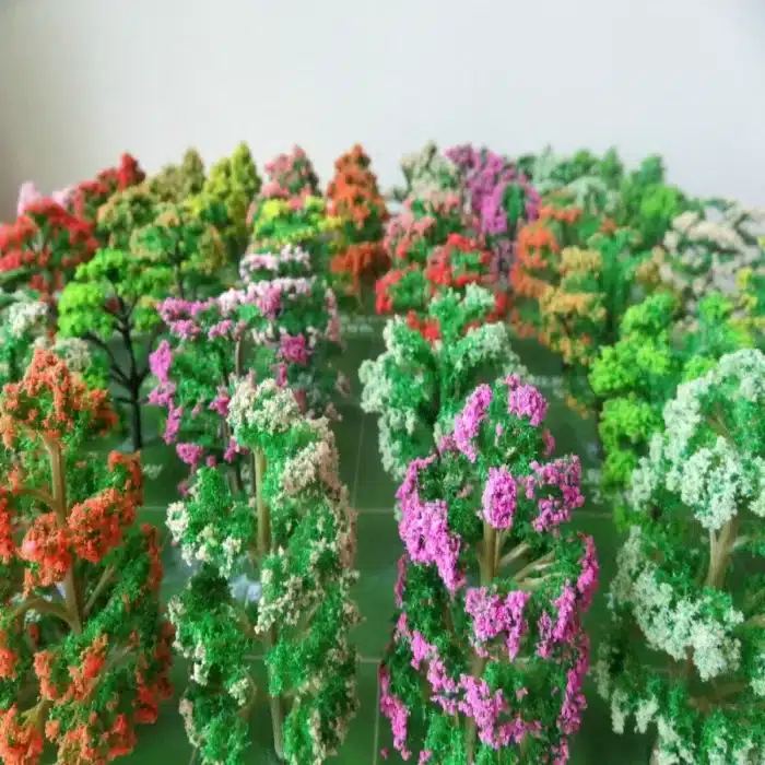 Arbres fleuris miniatures 6