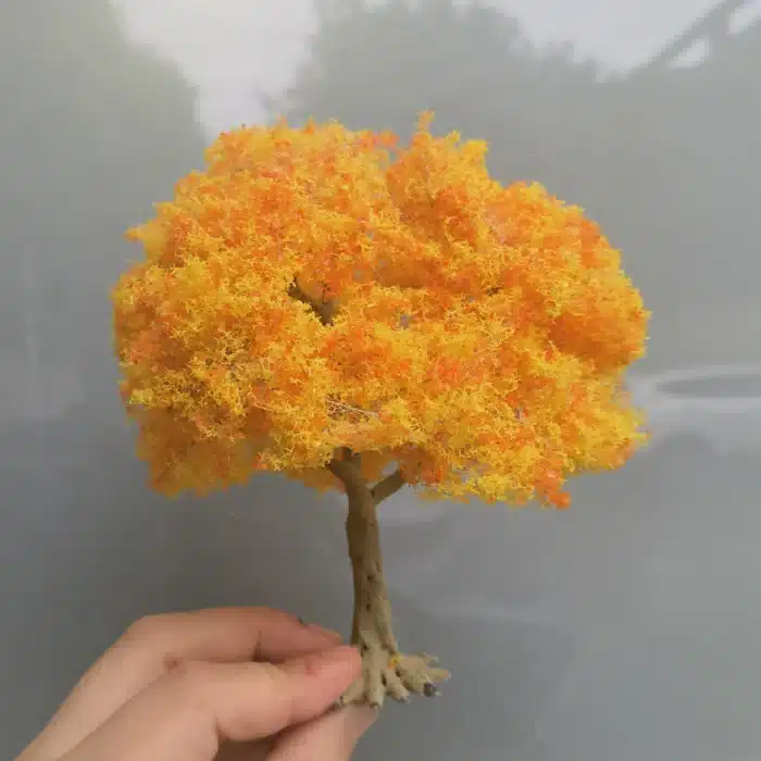 Arbres miniatures jaunes 9