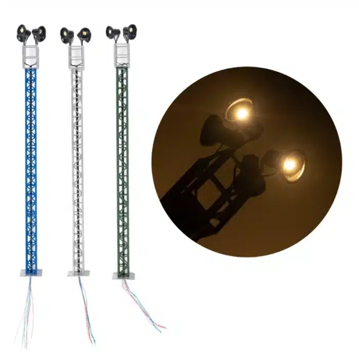 Lampadaire miniature chemin fer 10