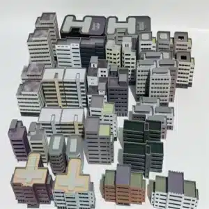 Maquette d’immeuble bureaux 1/300 3