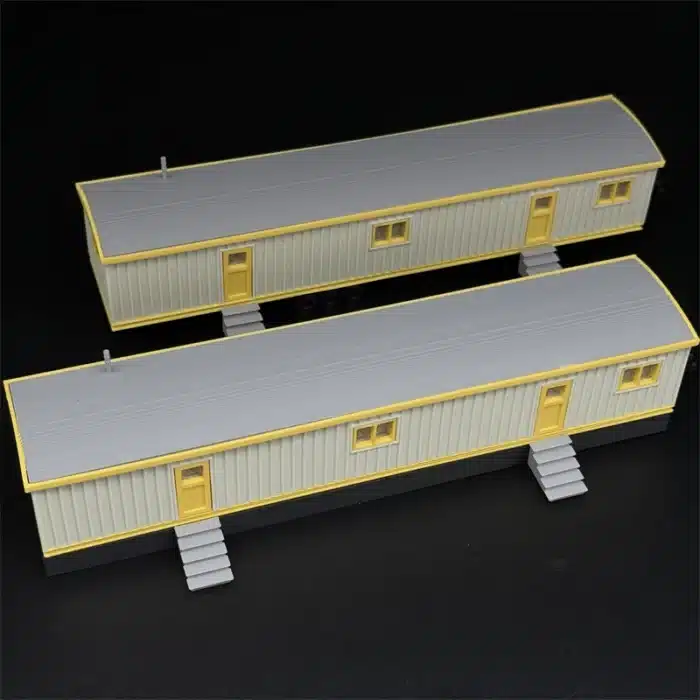 Bungalows de chantier miniatures 1/87 1