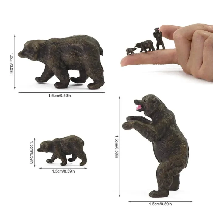 Figurine animal ours 1/87 4