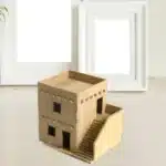 Maquette de bâtiment réaliste terre cuite 1/72 4