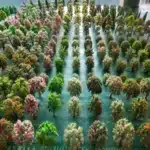 Arbres fleuris miniatures 1